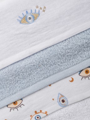 Kurulama Bezi MAVİ BASKILI