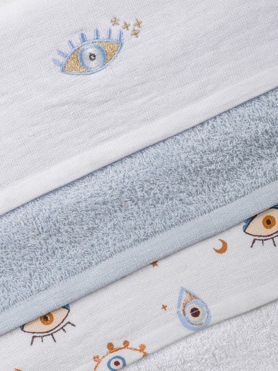 Kurulama Bezi MAVİ BASKILI