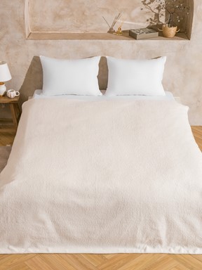 Çift Kişilik Battaniye EKRU