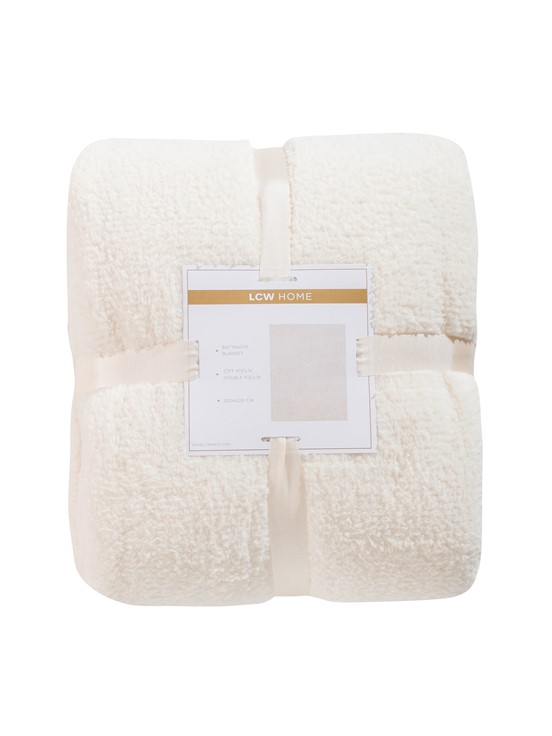 Çift Kişilik Battaniye EKRU