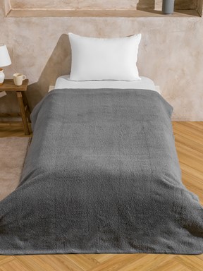 Tek Kişilik Battaniye KOYU GRİ