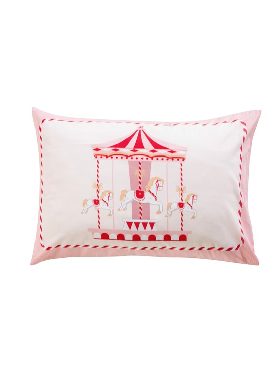 Yastık Kılıfı PEMBE BASKILI