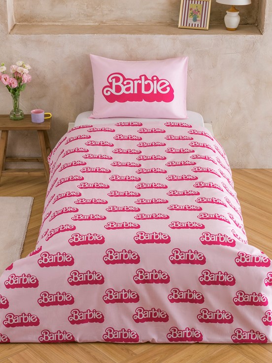 Tek Kişilik Nevresim Seti PEMBE BASKILI