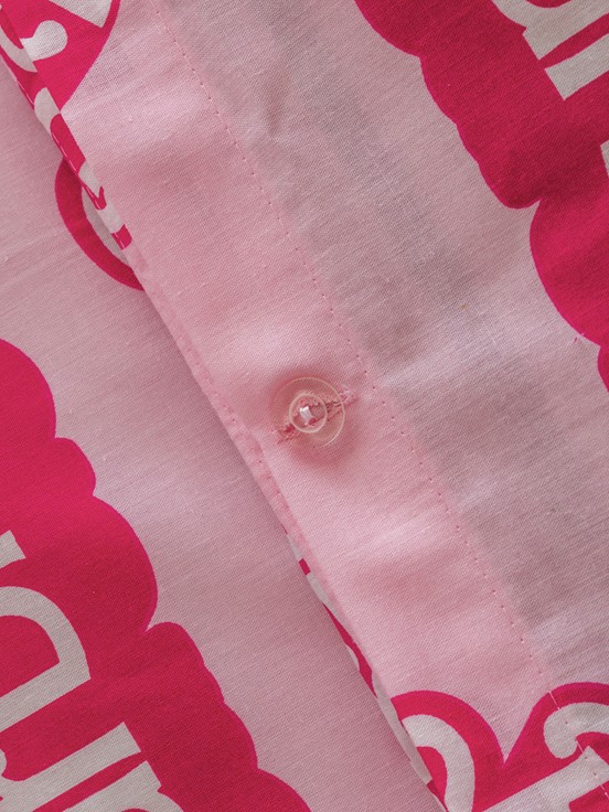 Tek Kişilik Nevresim Seti PEMBE BASKILI