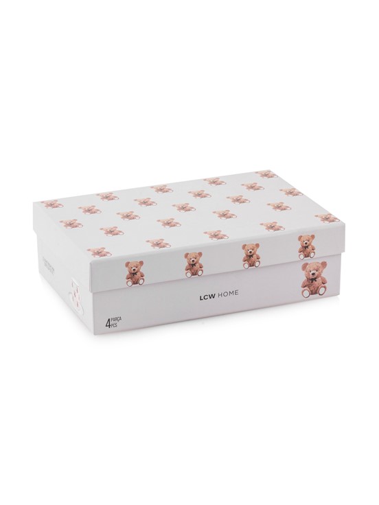 Ayı Teddy Baskılı 2 Kişilik Porselen Kahve Fincan Takımı 90 ml KARIŞIK