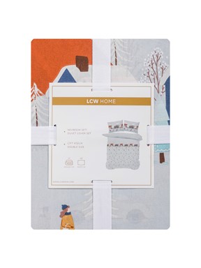 Çift Kişilik Nevresim Seti KARIŞIK BASKILI