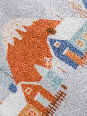 Çift Kişilik Battaniye KARIŞIK BASKILI