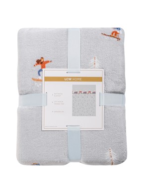 Çift Kişilik Battaniye KARIŞIK BASKILI