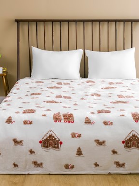 Çift Kişilik Battaniye KARIŞIK BASKILI