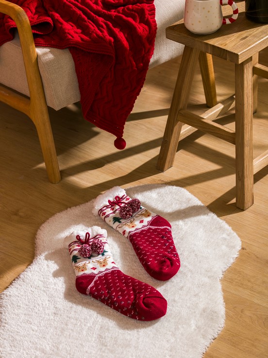 Ev Çorabı MAT KIRMIZI