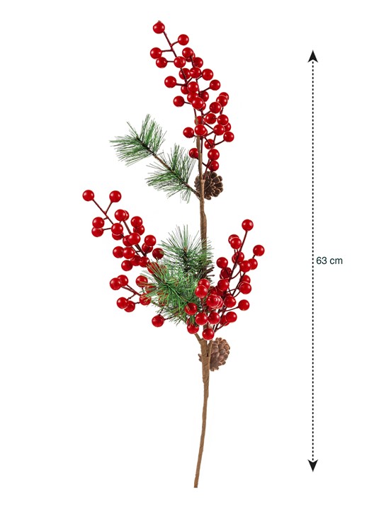 Yapay Çiçek KIRMIZI BASKILI