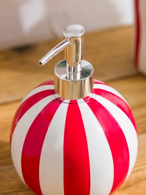 Sıvı Sabunluk KIRMIZI BASKILI