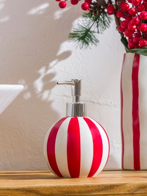 Sıvı Sabunluk KIRMIZI BASKILI