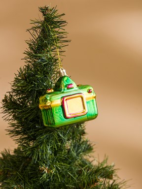 Yılbaşı Süsü PEMBE BASKILI