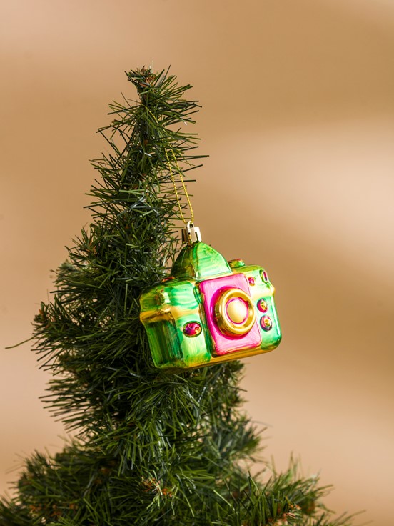 Yılbaşı Süsü PEMBE BASKILI