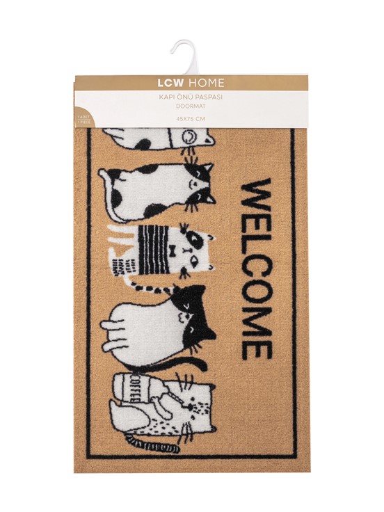 Kapı Önü Paspası SİYAH BASKILI