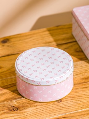 Saklama Kabı PEMBE BASKILI