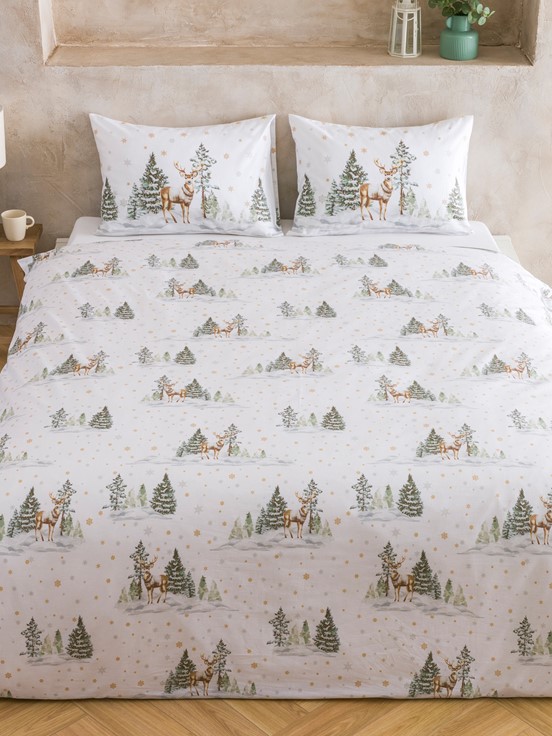 Çift Kişilik Nevresim Seti KARIŞIK BASKILI