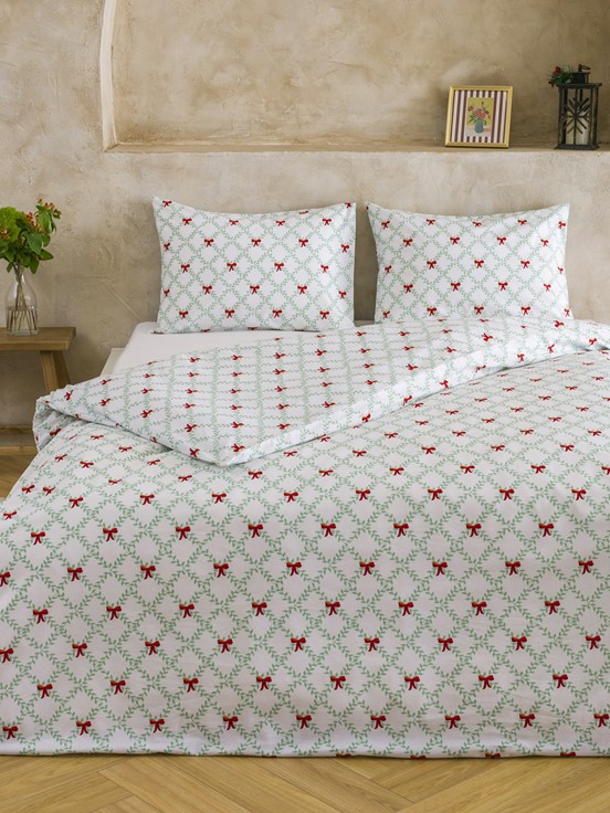 Çift Kişilik Nevresim Seti KARIŞIK BASKILI