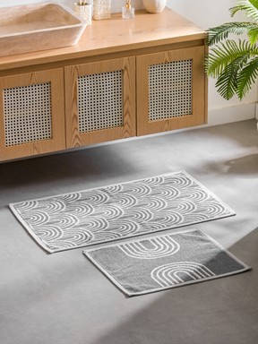 Banyo Paspası GRİ BASKILI