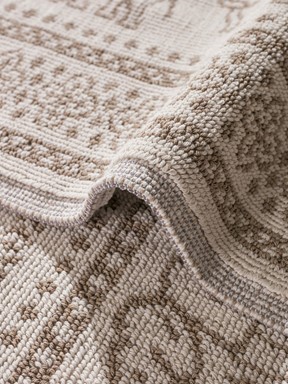 Banyo Paspası EKRU BASKILI