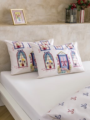 Çift Kişilik Nevresim Seti KARIŞIK BASKILI