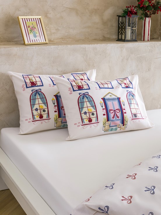 Çift Kişilik Nevresim Seti KARIŞIK BASKILI