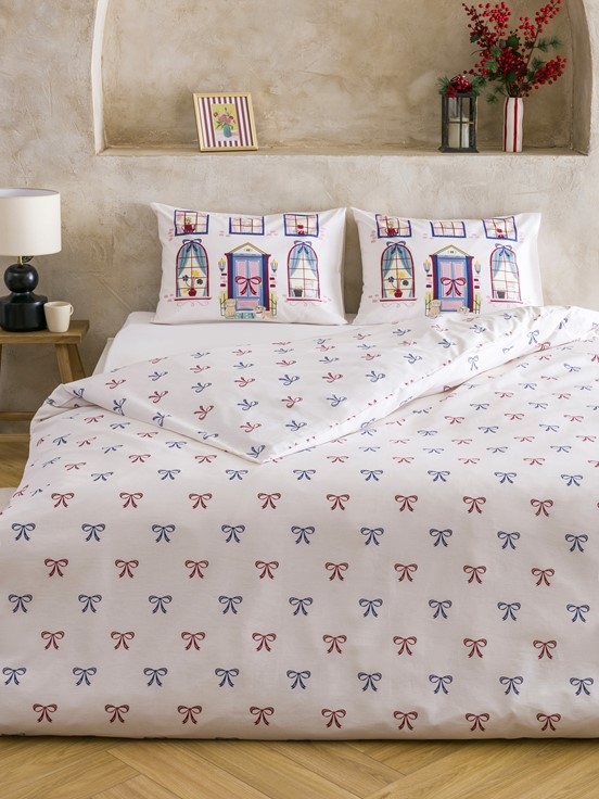 Çift Kişilik Nevresim Seti KARIŞIK BASKILI