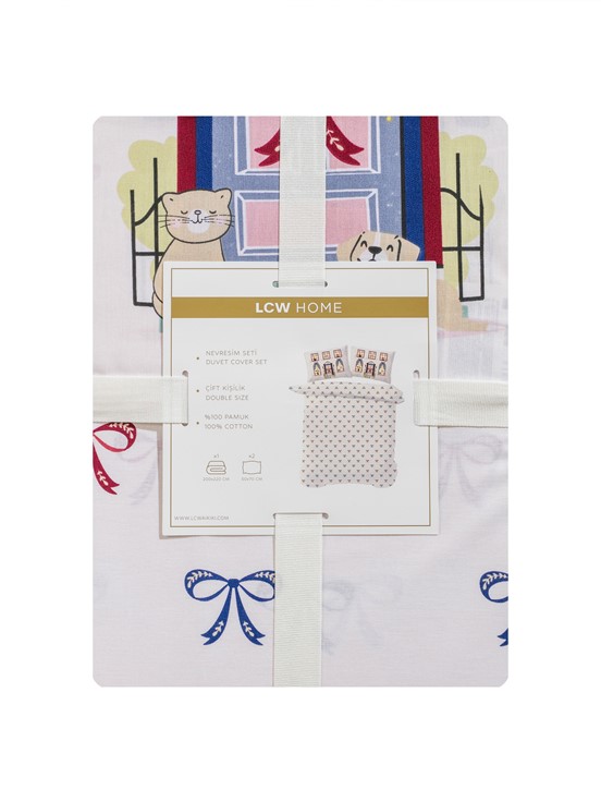 Çift Kişilik Nevresim Seti KARIŞIK BASKILI