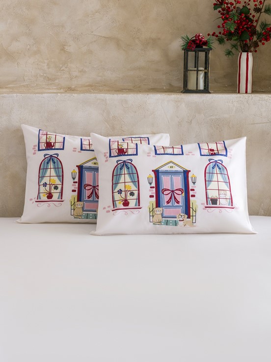 Yastık Kılıfı KARIŞIK BASKILI