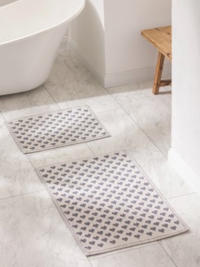 Banyo Paspası GRİ BASKILI