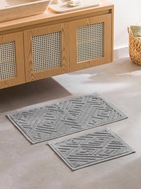 Banyo Paspası GRİ BASKILI