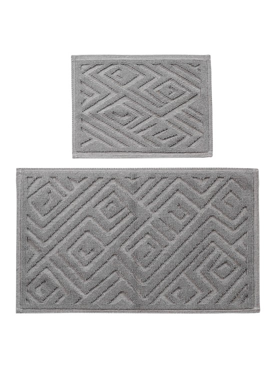 Banyo Paspası GRİ BASKILI