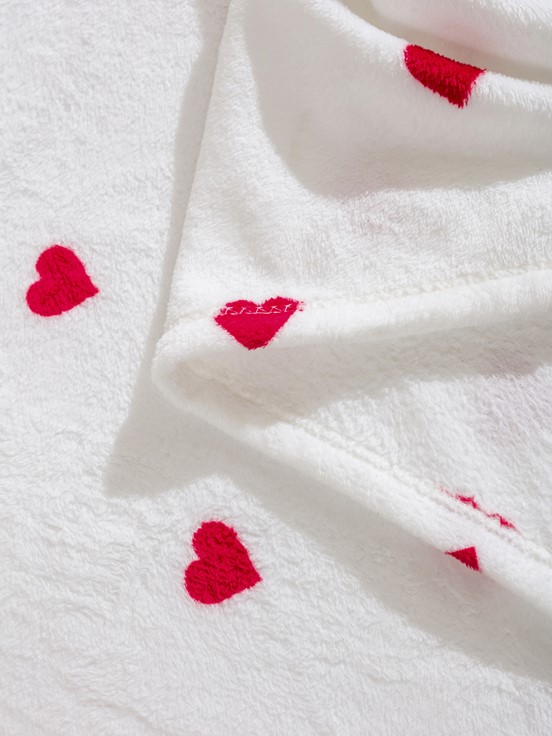 Tek Kişilik Battaniye KIRMIZI BASKILI