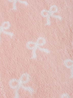 Tek Kişilik Battaniye PEMBE BASKILI