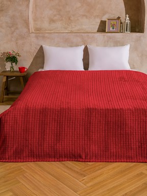 Çift Kişilik Battaniye AÇIK ANTRASİT