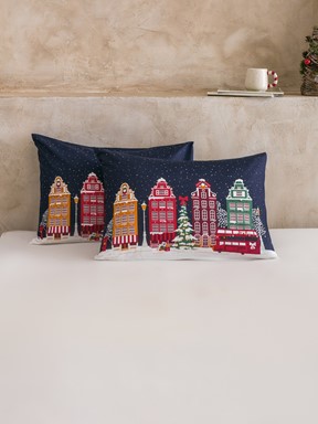 Yastık Kılıfı KARIŞIK BASKILI