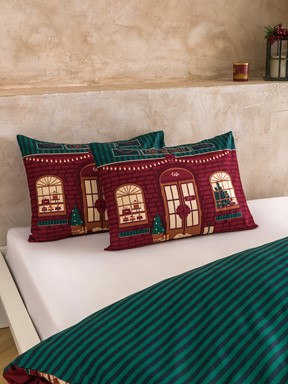 Çift Kişilik Nevresim Seti KARIŞIK BASKILI