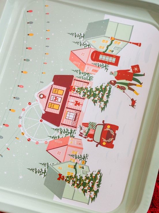 Tepsi KARIŞIK BASKILI