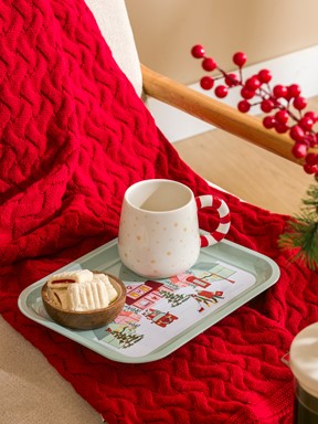 Tepsi KARIŞIK BASKILI