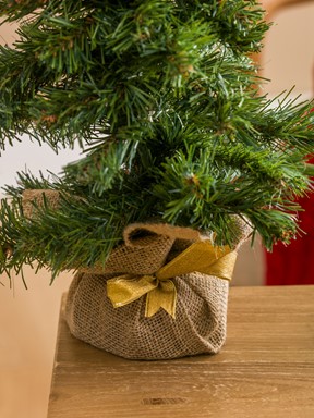 Dekoratif Çam Ağacı 60 cm YEŞİL BASKILI