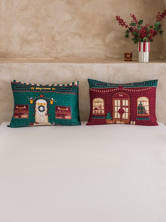 Yastık Kılıfı KARIŞIK BASKILI