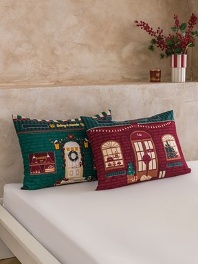 Yastık Kılıfı KARIŞIK BASKILI