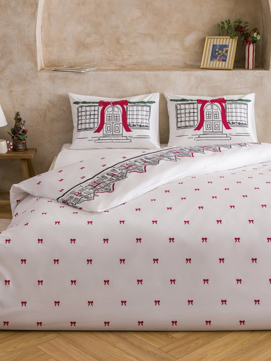 Çift Kişilik Nevresim Seti KARIŞIK BASKILI