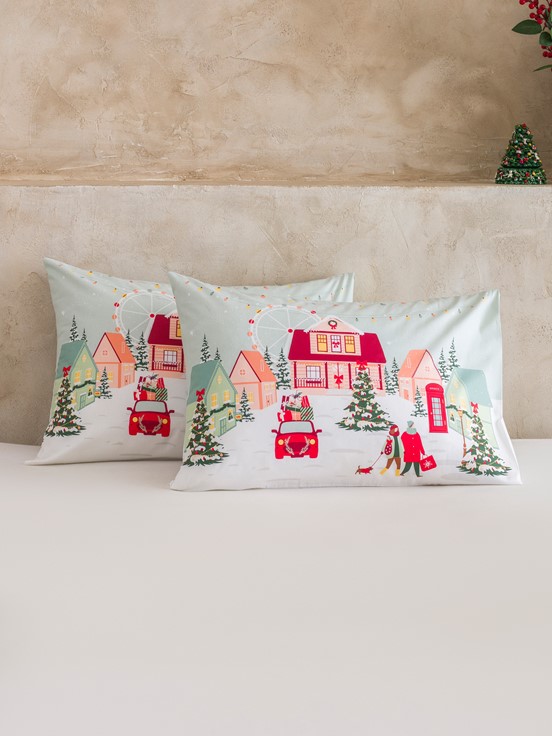 Yastık Kılıfı KARIŞIK BASKILI