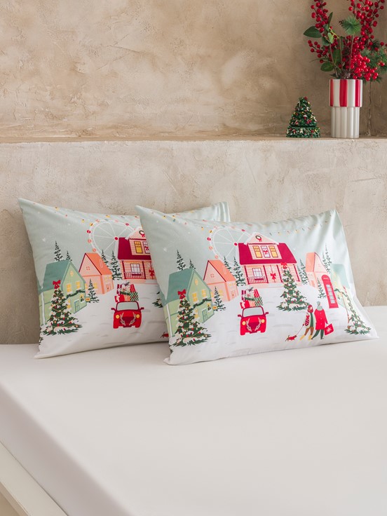 Yastık Kılıfı KARIŞIK BASKILI