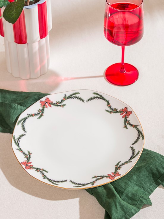 Servis Tabağı KARIŞIK BASKILI