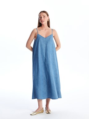 Jean Elbise AÇIK TAŞ RENGİ YIKAMALI