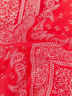 Bandana KIRMIZI BASKILI