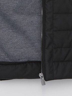 Deri Görünümlü Mont YENİ SİYAH